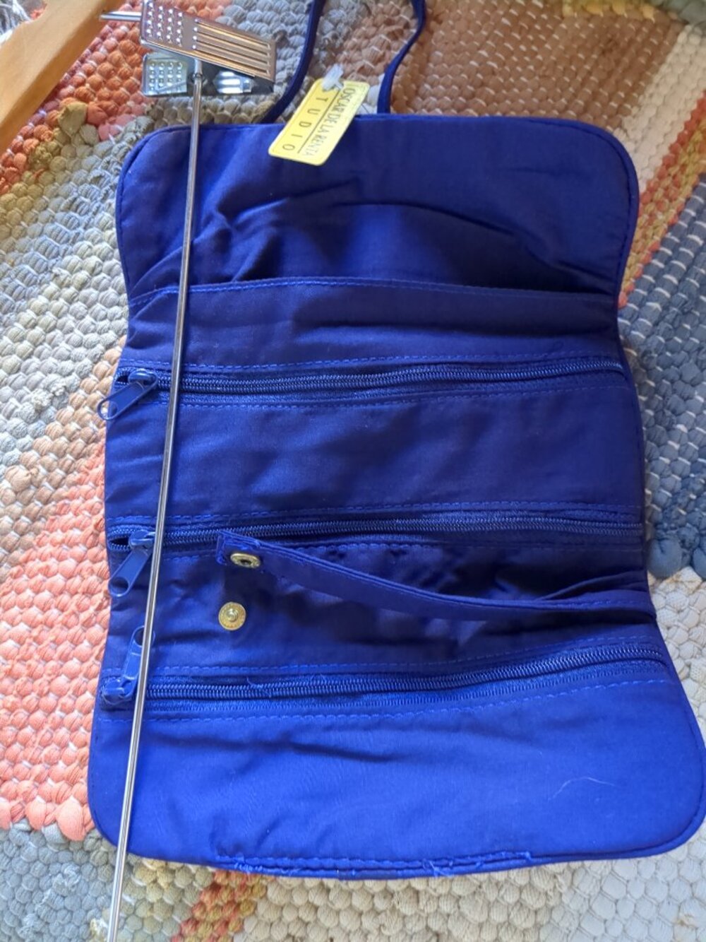 🌸 Vintage Jewelry Makeup Folding Travel Bag - Picture 5 of 11